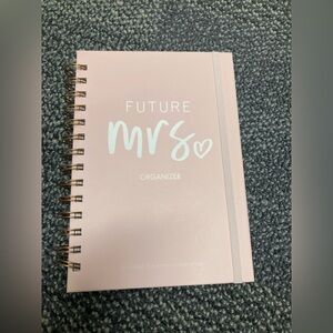 Miss to Mrs shop Future Mrs Organizer wedding planner hardcover wire bound pink